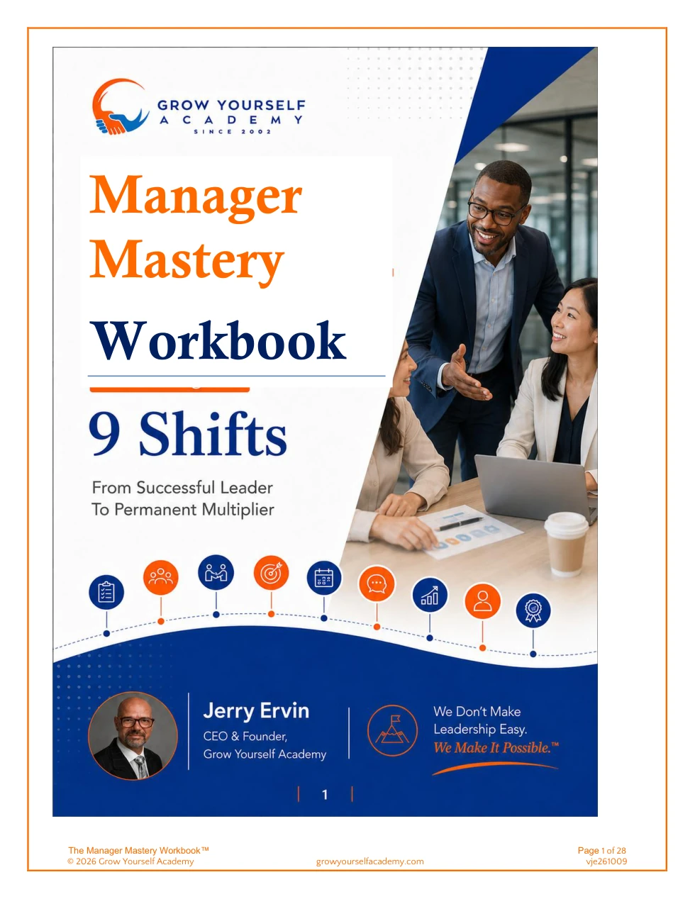 Manager Mastery™ Workbook cover